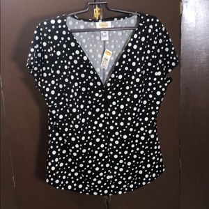 Talbots V Neck Top size XL